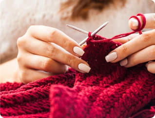 Пряжа и инструменты для вязания