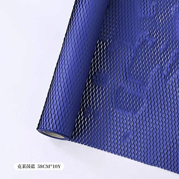 Сетчатая оберточная бумага в виде сот 50 см*10 ярдов синий 11