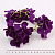Веточка гортензии 12 соцветий 10 шт фиолетовый 16