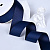 1-1/2"(38mm)Grosgrain ribbon 370 репсовая лента 23 ярда тёмно синяя