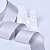 2"(50mm)Twill Ribbon 007 саржевая лента 15 ярдов серая