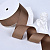 1-1/2"(38mm)Grosgrain ribbon 840 репсовая лента 23 ярда кофейная