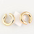Серьги-Каффы (без прокола) золото 2 шт (184)