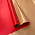 Плёнка корейская двухсторонняя 0.56*10м 65мкм алый/золото 4