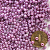 Бусины под жемчуг "Круг" d=12 мм 400 г сиреневые
