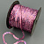 Пайетки на нитке d=6 мм*100 м голограмма розовые В44
