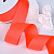 1"(25mm)Grosgrain ribbon 600 репсовая лента 23 ярда неоново оранжевая