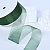 1-1/2"(38mm)Organza  Ribbon 4100 лента органза перламутровая 70 ярдов тёмно зелёная