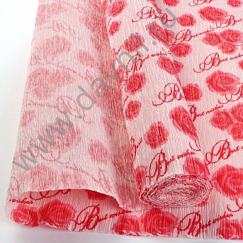 К34-3 розовая с красной розой