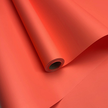 Плёнка 0,56*10м "Корейская" 65мкм светло-оранжевый 5