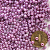 Бусины под жемчуг "Круг" d=4 мм 50 г сиреневые 31