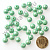 Бусины акрил глянцевые d=12 мм 100 г зеленые 79