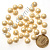 Бусины акрил глянцевые d=10 мм 100 г бежевые 82