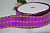 Лента сетка 5 см 30 ярдов фуксия с золотыми кубиками 