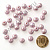 Бусины акрил глянцевые d=10 мм 100 г светло-сиреневые 76