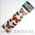 Бабочки декоративные 5D на липучке 99F05 9 шт. цветные 14/5