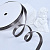 3/8"(9mm)Double Face Satin Ribbon 017 двухсторонняя сатиновая лента 10 ярдов серая