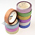 Скотч глиттерный 14 мм 10 м 10 шт цветной