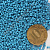Бисер 12/0 450 г синий 1017