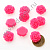Кабошон "Розочка" 20 мм 20 шт фуксия
