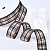 1"(25mm)Gingham Ribbon A317