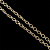 Цепочки родиевое покрытие 10,9*8,5/8,1*5,7 мм золото с серебром 1 м Korea 