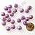 Бусины акрил глянцевые d=12 мм 100 г сиреневые 72