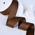 1-1/2"(38mm)Grosgrain ribbon 847 репсовая лента 23 ярда коричневая