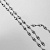 Цепочки родиевое покрытие крупный рис серебро 1 м 