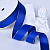 1"(25mm)Gold Metallic-Edge Grosgrain Ribbon 352 репсовая лента с золотым люрексом синяя