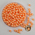 Бусины под жемчуг "Круг" d=8 мм 400 г оранжевые L13