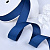 1"(25mm)Grosgrain ribbon 366 репсовая лента 23 ярда синяя