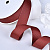 1"(25mm)Grosgrain ribbon 777 репсовая лента 23 ярда терракотовая
