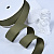 1"(25mm)Cotton Ribbon 563 хлопковая лента 19 ярдов хаки
