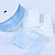 1-1/2"(38mm)Organza  Ribbon 3015лента органза перламутровая 70 ярдов голубая