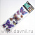 Бабочки декоративные 5D на липучке 99F06 9 шт. цветные 14/6 
