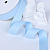 1"(25mm)Cotton Ribbon 308 хлопковая лента 19 ярдов голубая