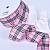 1-1/2"(38mm)Gingham Ribbon B005 лента атласная в розовую клетку 10 ярдов розовая