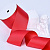 2"(50mm)Grosgrain ribbon 198 репсовая лента 23 ярда красная