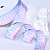 1"(25mm)Gingham Ribbon B008
