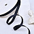 3/8"(9mm)Grosgrain ribbon 372 репсовая лента 23 ярда чёрная