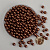 Бусины под жемчуг "Круг" d=8 мм 400 г коричневый L48