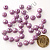 Бусины акрил глянцевые d=10 мм 100 г сиреневые 72