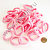 Резинка для волос d=4.5 см 100 шт. розовая