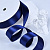 1"(25mm)Single Face Satin Ribbon 371 односторонняя сатиновая лента 10 ярдов тёмно синяя