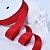 1"(25mm)Polyester Suede Ribbon 250 лента из полиэстеровой замши 19 ярдов красная