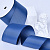 2"(50mm)Grosgrain ribbon 363 репсовая лента 23 ярда синяя