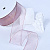 1-1/2"(38mm)Organza  Ribbon 6148 лента органза перламутровая 70 ярдов капучино
