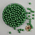 Бусины под жемчуг "Круг" d=10 мм 400 г зеленые L38