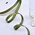 3/8"(9mm)Grosgrain ribbon 563 репсовая лента 23 ярда хаки
